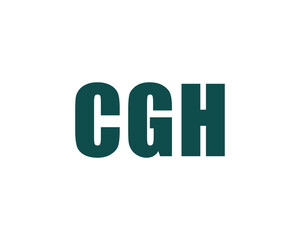 CGH logo design vector template. CGH