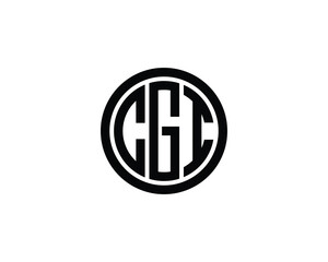 CGI logo design vector template. CGI