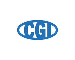 CGI logo design vector template. CGI
