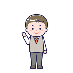 スーツ中年／男性 12