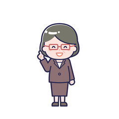 スーツ中年／女性 13