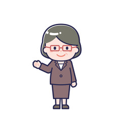 スーツ中年／女性 15