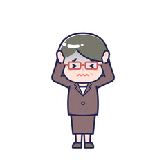 スーツ中年／女性 26