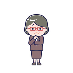 スーツ中年／女性 25