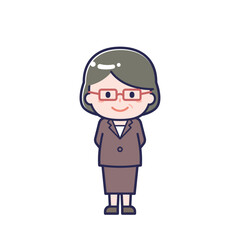 スーツ中年／女性 28