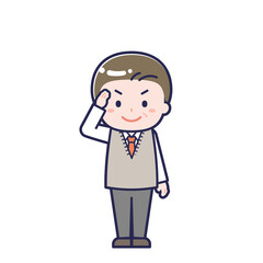 スーツ中年／男性 02