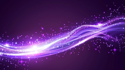 Obraz premium Sky purple galactic background