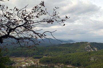 Mountain landscape in the vicinity of Marmaris
