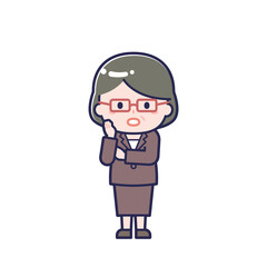 スーツ中年／女性 20