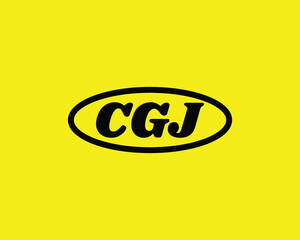 CGJ logo design vector template. CGJ