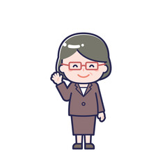 スーツ中年／女性 10