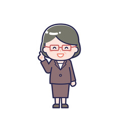 スーツ中年／女性 13