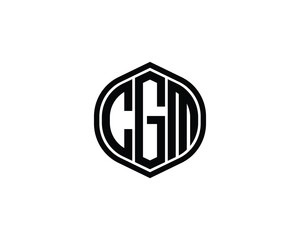 CGM logo design vector template. CGM