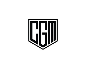CGM logo design vector template. CGM