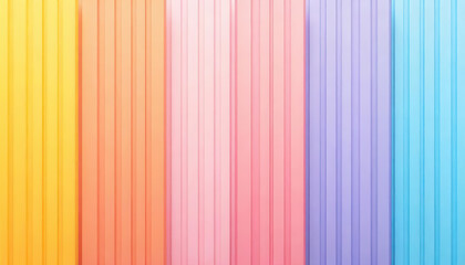 Obraz premium Colorful vertical stripes abstract art wall decor indoor close-up vibrant aesthetic design