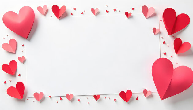 Crafting heartfelt love notes home paper art romantic top-down valentine's day inspiration