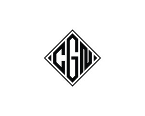 CGN logo design vector template. CGN