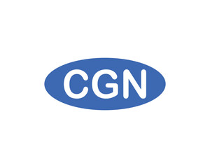 CGN logo design vector template. CGN