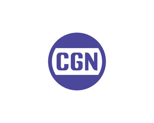 CGN logo design vector template. CGN