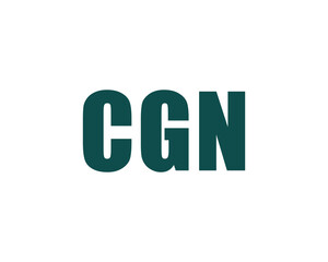 CGN logo design vector template. CGN