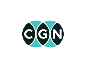 CGN logo design vector template. CGN