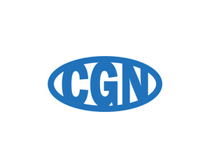 CGN logo design vector template. CGN