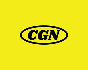 CGN logo design vector template. CGN