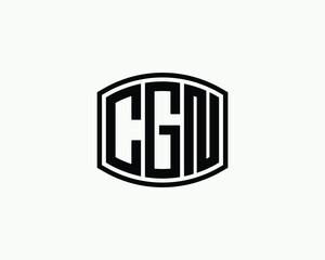 CGN logo design vector template. CGN