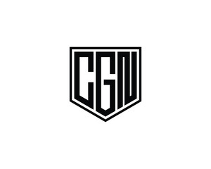CGN logo design vector template. CGN