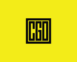 CGO logo design vector template. CGO