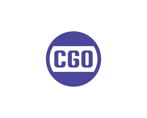 CGO logo design vector template. CGO