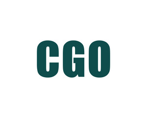 CGO logo design vector template. CGO