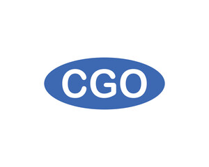 CGO logo design vector template. CGO