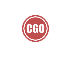 CGO logo design vector template. CGO