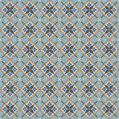 illustration Marble seamless Wall and Floor Tiles with a modern abstract decorative mosaic pattern.