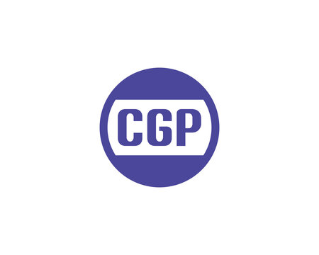 CGP logo design vector template. CGP