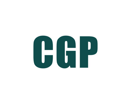 CGP logo design vector template. CGP