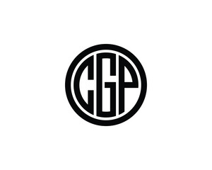 CGP logo design vector template. CGP