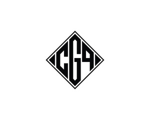 CGQ logo design vector template. CGQ