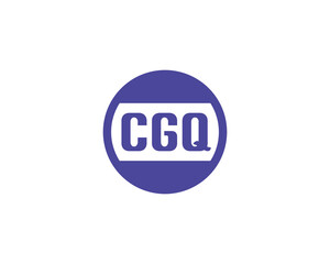 CGQ logo design vector template. CGQ