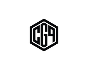CGQ logo design vector template. CGQ