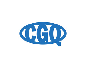 CGQ logo design vector template. CGQ