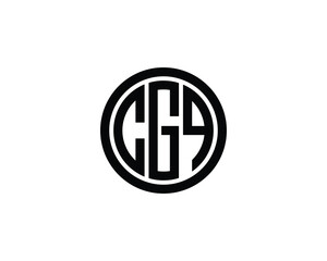 CGQ logo design vector template. CGQ