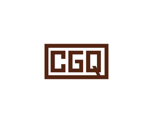 CGQ logo design vector template. CGQ