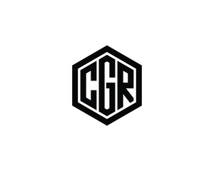 CGR Logo design vector template. CGR