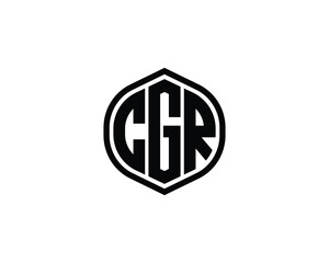 CGR Logo design vector template. CGR