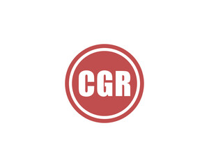 CGR Logo design vector template. CGR