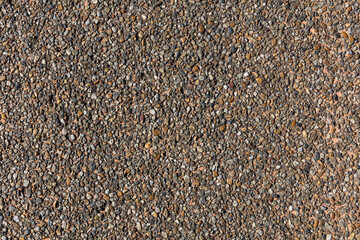 敷砂利を固めた地面