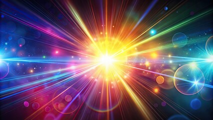 Colorful abstract background with lens flare light glow , lens flare, abstract, colorful, light, glow, optical, flash