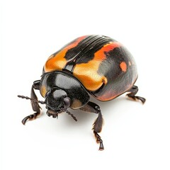 Naklejka premium Colorful beetle isolated on white background.